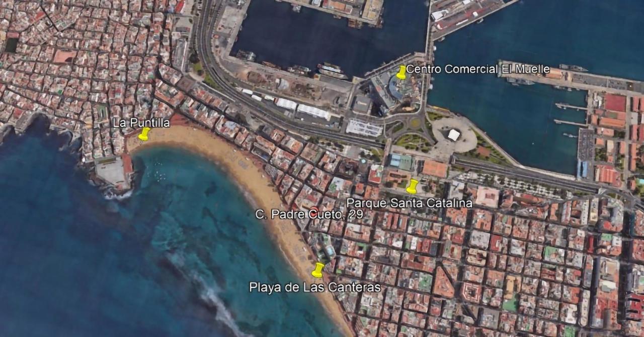Flatguest Blue Sea - Canteras Beach - Balcony Las Palmas de Gran Canaria Eksteriør bilde
